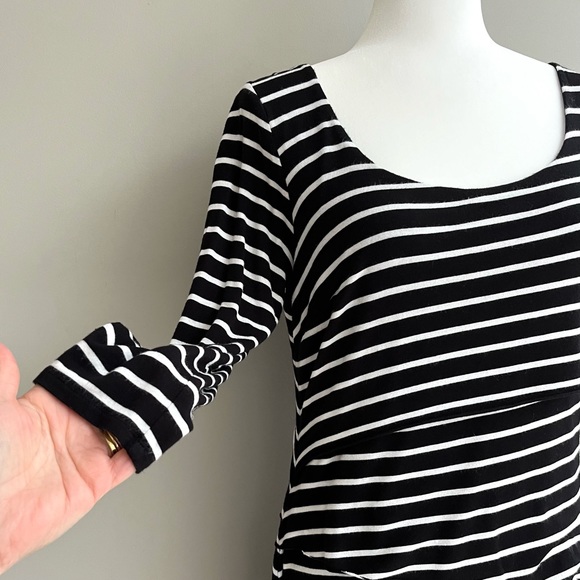 INC International Concepts striped tiered dress - Picture 5 of 7